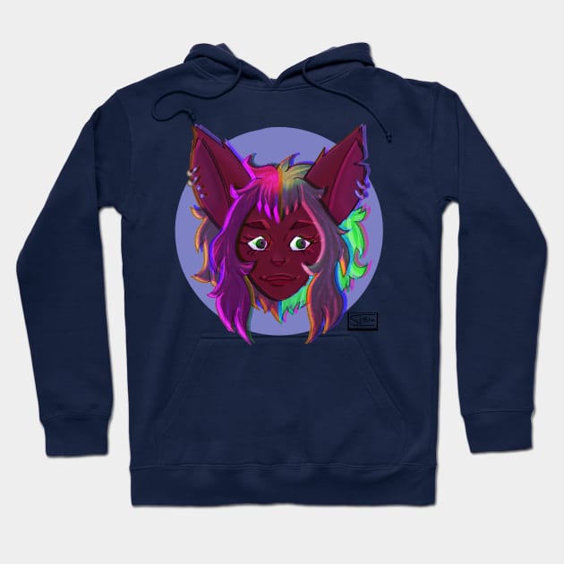 Brooke the Bat B Hoodie by SL blu